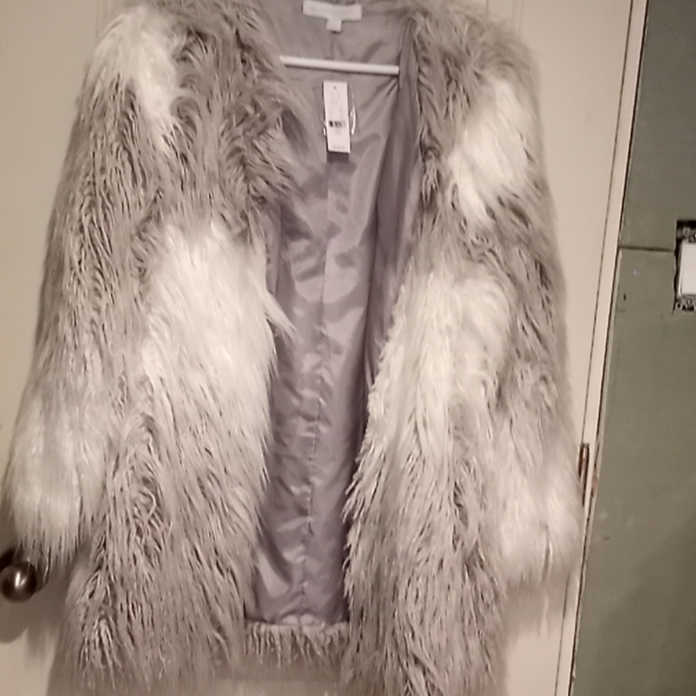 Brand new,, never worn Beautiful shag coat
